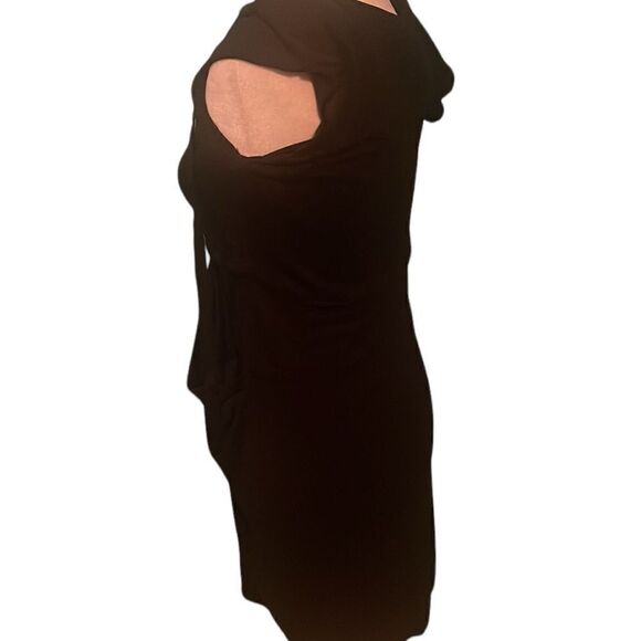 BCBG MaxAzria Sleeveless Dress beaded front detail EUC Small - Picture 5 of 9